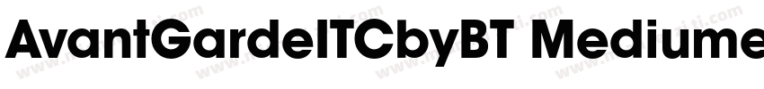 AvantGardeITCbyBT Mediumeot字体转换